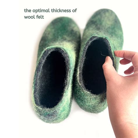 Forest Camouflage Mens Wool Slippers Green Camo With Abrasion - Etsy