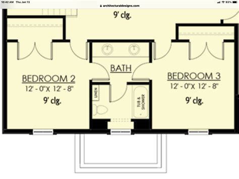 Jack and Jill Bathroom Floor Plan
