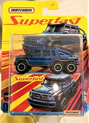 Buy Matchbox Superfast #03 Blue Mercedes-Benz G63 AMG 6X6 Die Cast ...