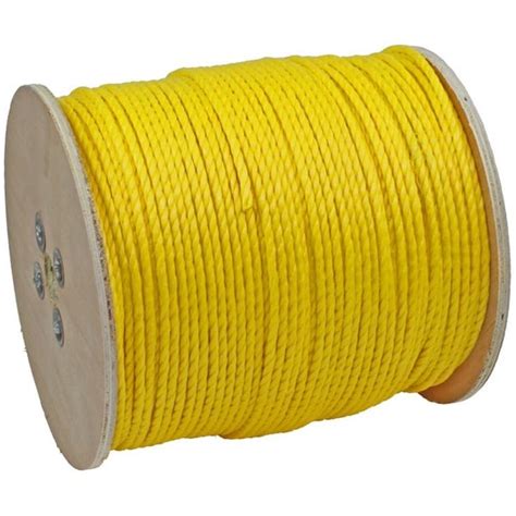 The Brush Man 1/4 in X 1200Ft Twisted Polypropylene Rope ROPE P1/4X1200 ...