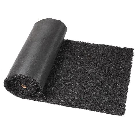 Buy Recycled Rubber Mulch Mat Roll Black Permanent Mulch Walkway ...