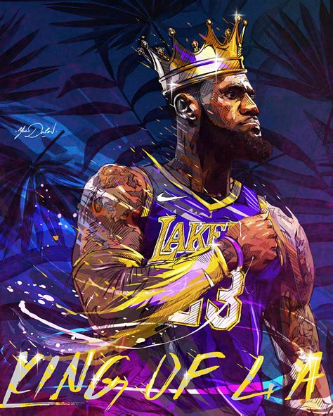 Lebron James Logo Crown Red
