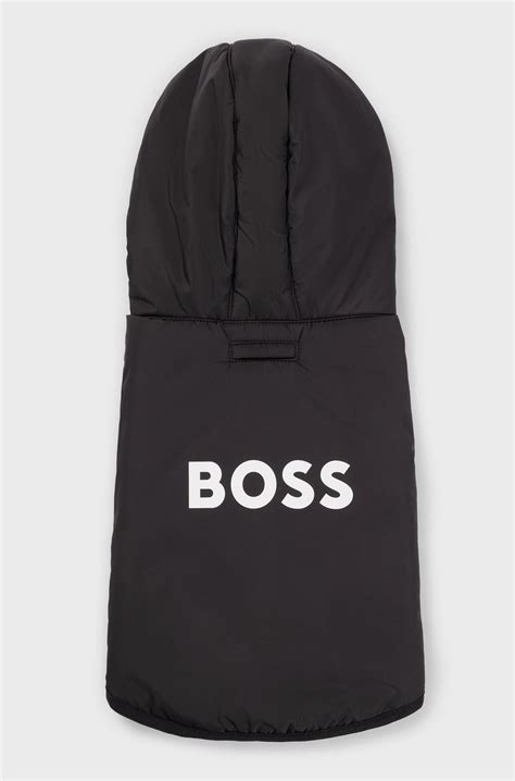 BOSS - Dog lightweight jacket with logo detailing - Black