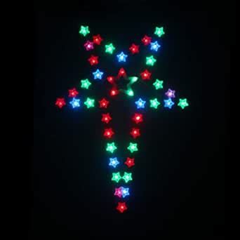 Buy XILLION Single Layer and Multicolored LED Christmas Star Lights for ...