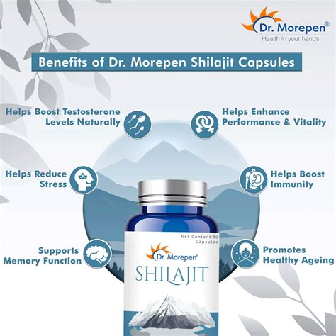 Buy DR. MOREPEN SHILAJIT RESIN 15G & SHILAJIT CAPSULES FOR STRENGTH ...