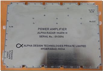 Alpha Radar - Electronic Warfare Systems | ALPHA DESIGN TECHNOLOGIES ...