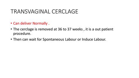 Cervical cerclage Procedure | PPTX