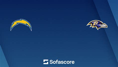 Chargers vs Ravens live score & H2H | Sofascore