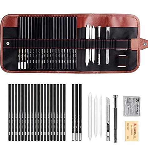 Stallion Enterprise Sketching Pencil Set Drawing Pencils and Sketch Kit ...