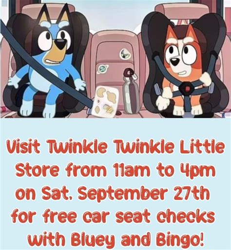 Free Car Seat Checks with Bluey & Bingo!, 4172 Tamiami Trl N, Naples ...