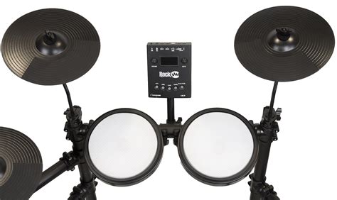 RockJam Mesh Head Kit, Eight Piece Electronic Drum Kit with Mesh Head ...