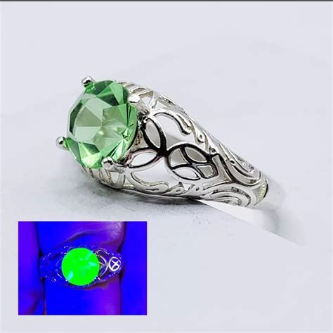 Uranium Glass Ring