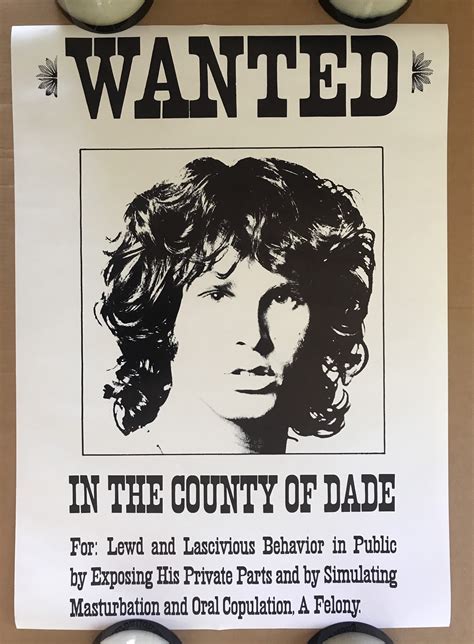 Jim Morrison Poster Rolling Stone