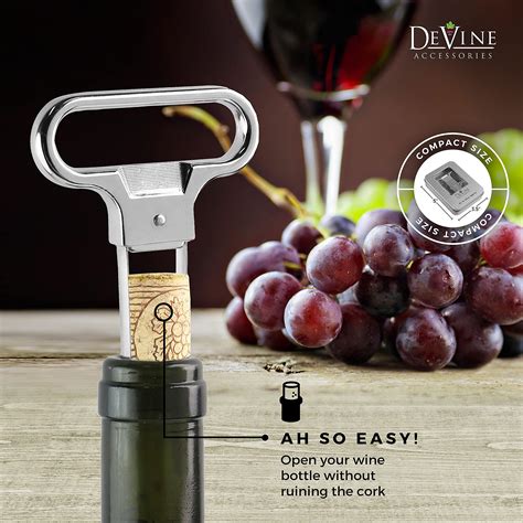 Two-prong Cork Remover Devine Ah-So Wine Opener - Two-Prong Cork Puller ...