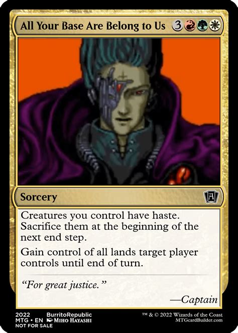 All Your Base Are Belong to Us : r/custommagic