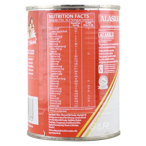 Alaska Condensed Milk Nutrition Facts - Home Alqu