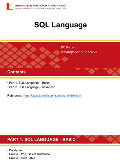 Image result for SQL Course PDF