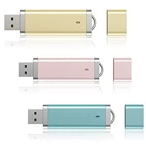 KEXIN 3 Pack 64GB Flash Drive USB Drive Thumb Drive 64 GB USB Flash ...