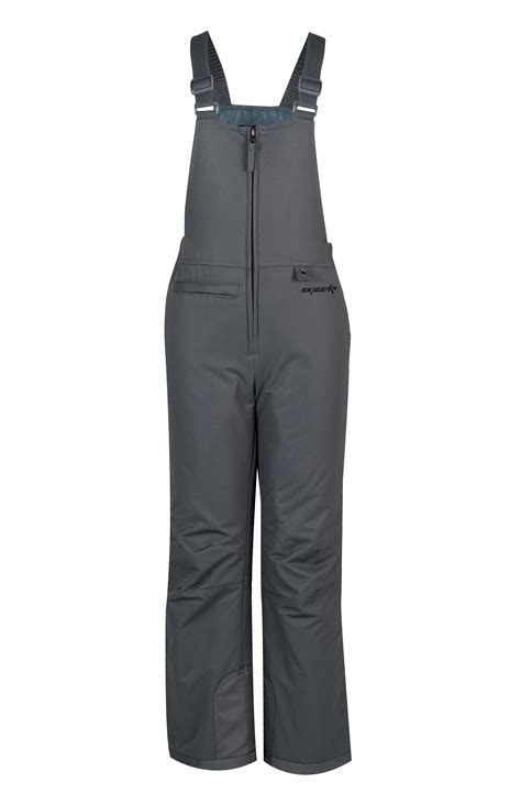 Ski Gear by Arctix Youth Insulated Snow Bib Overalls - Xlarge, Charcoal ...