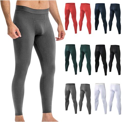 Miluxas Mens Thermal Underwear Pants Long Johns Bottoms,Midweight ...