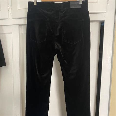Michael Kors mens velvet pants in black. 30x32. 82%... - Depop