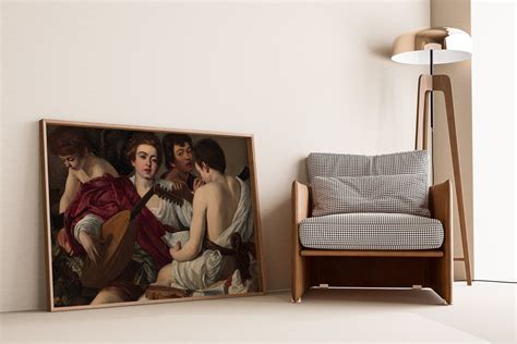 The Musicians by Caravaggio 1595 Baroque, Tenebrism, Genre Painting - Etsy
