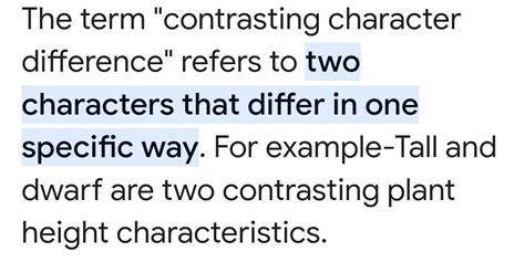 define contrasting characters - Brainly.in