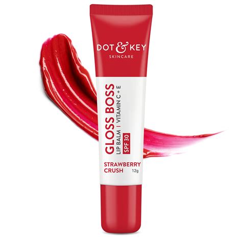 Buy Dot & Key Strawberry Lip Balm (12gm) for Moisturization | Soft and ...