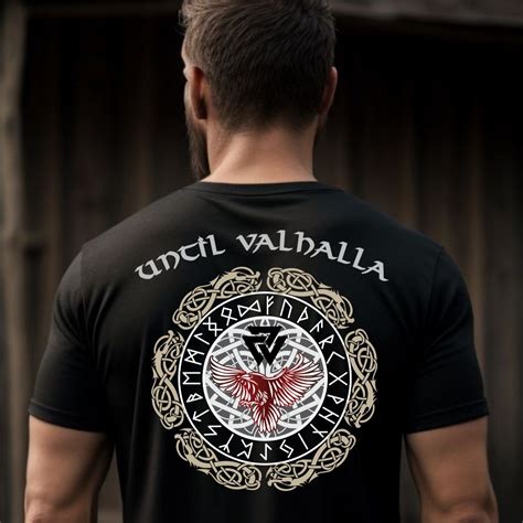 Until Valhalla Viking Warrior T-shirt – Midnight Gypsy Designs