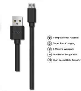 ICCON Micro USB Cable 10 m MDC 01 - ICCON : Flipkart.com