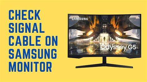 Image result for Check Signal Cable Message