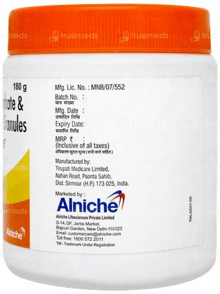 Ezyfibre Granule 180 Gm - Uses, Side Effects, Dosage, Price | Truemeds