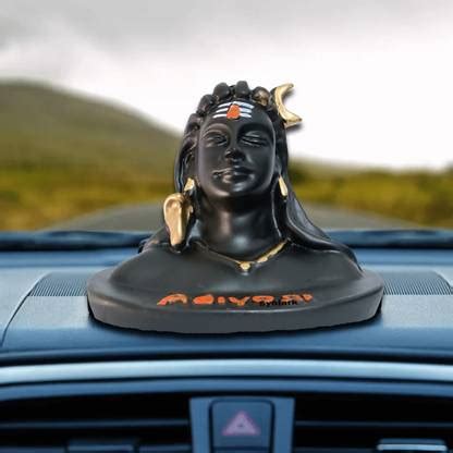 Synlark Adiyogi Shiva Mahadev Murti for Car Dashboard, Pooja, Home and ...