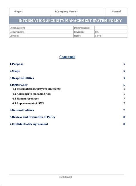 Information security management system(ISMS) – ITSM Docs - ITSM ...