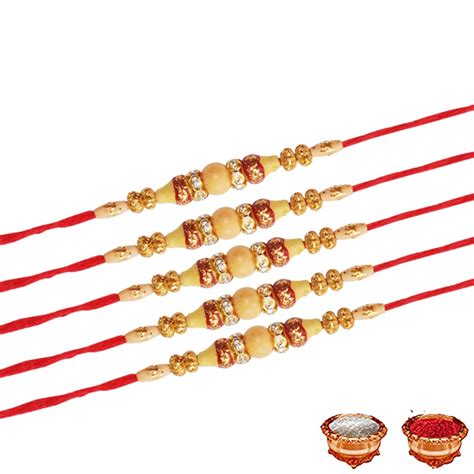 Luvkushcart Designer Dora Rakhi for Brother With Gift Roli Chawal (Pack ...