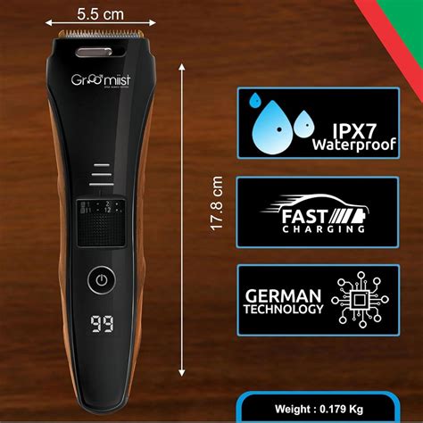 Buy Groomiist Copper Series Rechargeable Corded & Cordless Wet & Dry ...