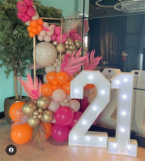 Pin by IDEAS DE DECORACION DE FIESTAS on cumpleaños | 21st birthday ...
