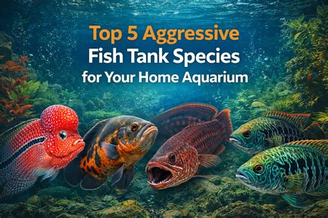 Top 5 Aggressive Fish Tank Species for Your Home Aquarium – TUNAI ...