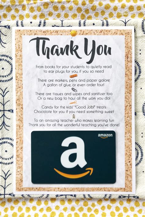 Teacher Gift Cards