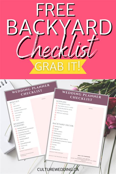 Image result for Full Wedding Checklist
