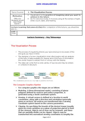 The Eight Visual Variables in DV - Topics Covered 1. The Eight Visual ...