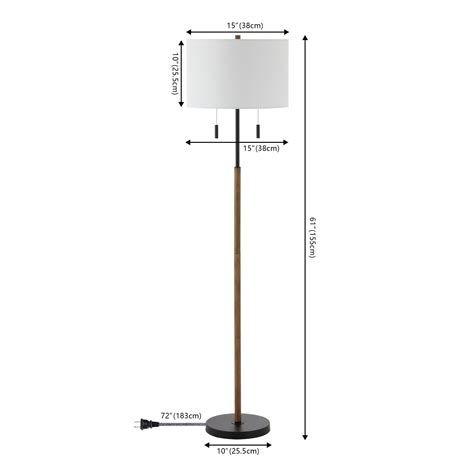 Maude Rustic Farmhouse Iron Candlestick Pull Chains LED Floor Lamp - Pier 1