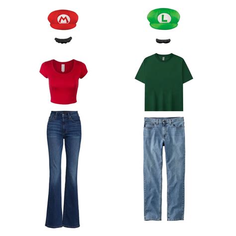 Mario & Luigi Costume Duo for Halloween