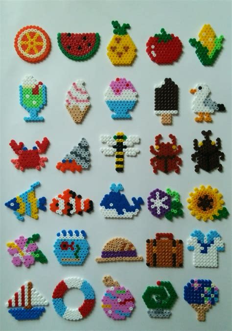 Image result for melty bead patterns for chili peppers | Easy perler ...