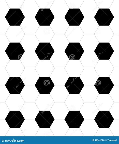 Abstract Hexagons Soccer Ball Pattern Vector Stock Vector ...