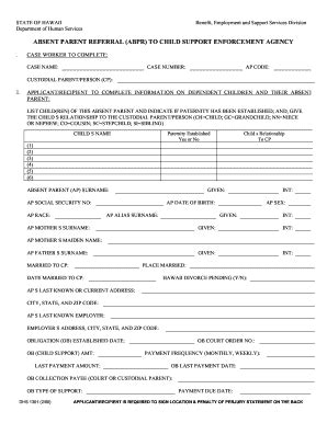 HI DHS 1301 2000-2026 - Fill and Sign Printable Template Online