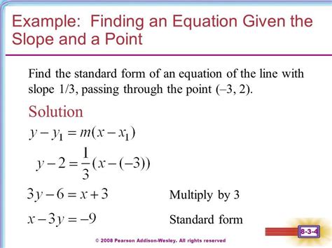 How to Find Standard Form Using Two Points 的图像结果