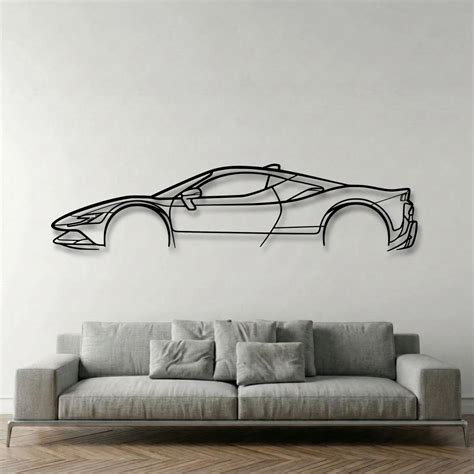 Ferrari SF90 Stradale Metal Wall Art – DopeCars