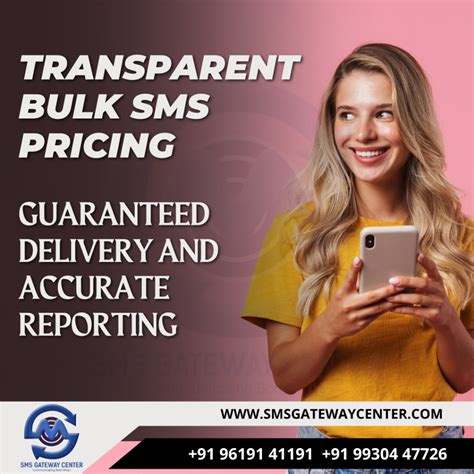 Transparent Bulk SMS Pricing: Ensuring Guaranteed Delivery and Accurate ...