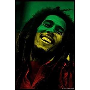 Artangle Paper Bravado Bob Marley Rasta Poster (Small, 12 x 18 Inch ...